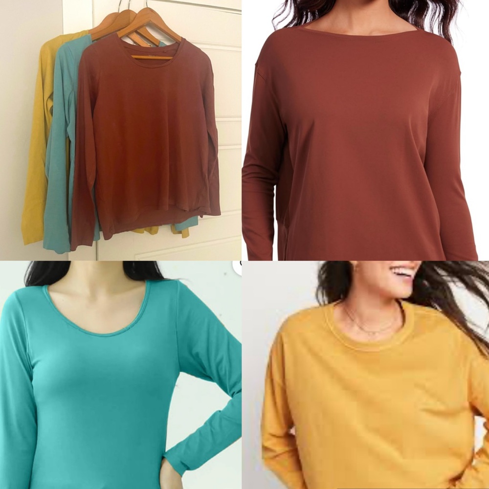 3 Basic Long Sleeve Tee Bundle - image 4